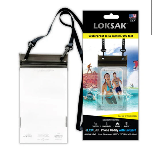 Loksak- waterproof case, weatherproof bag with lanyard for your Cell phone & Takedown Tools - The Takedown Tools