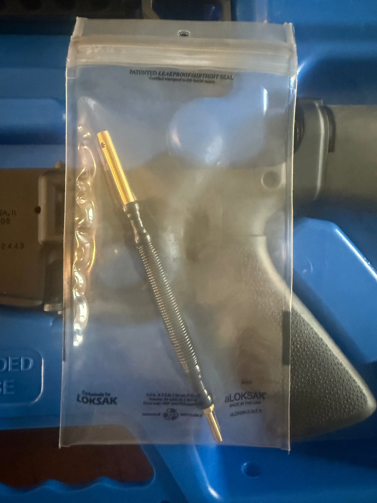 The takedown tool in waterproof cell phone bag