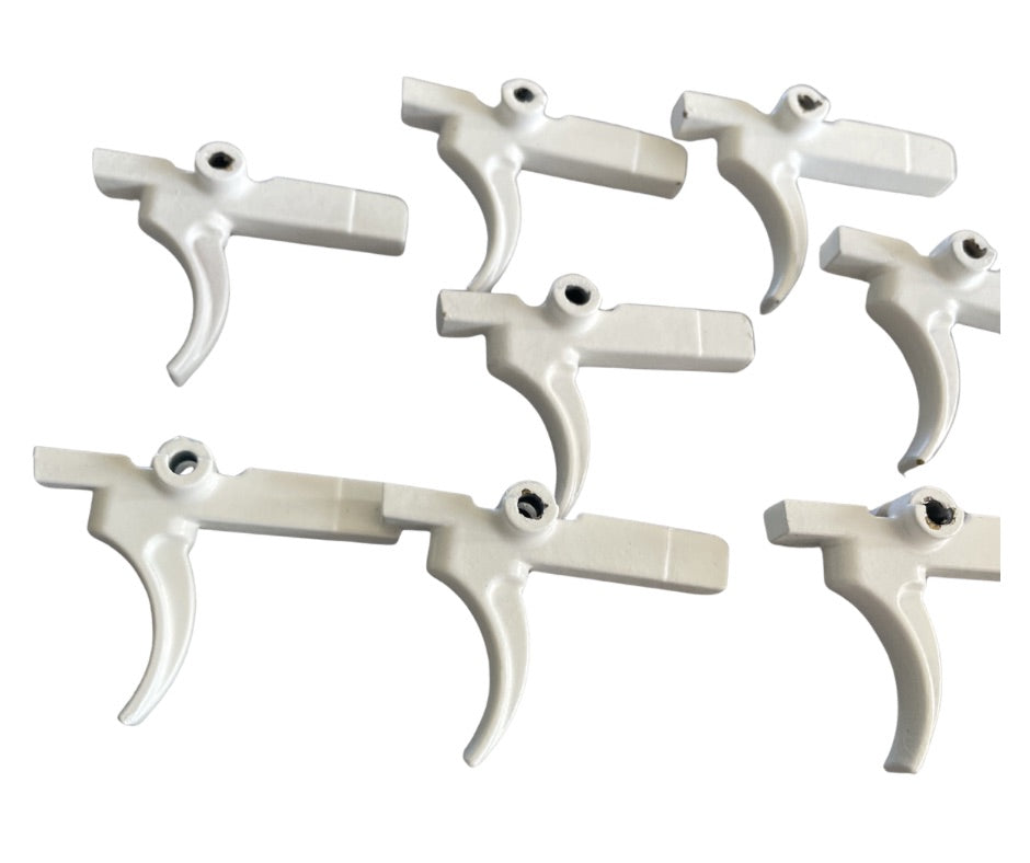 Cerakote White: Super Safety – S7 Tool Steel Curved Trigger