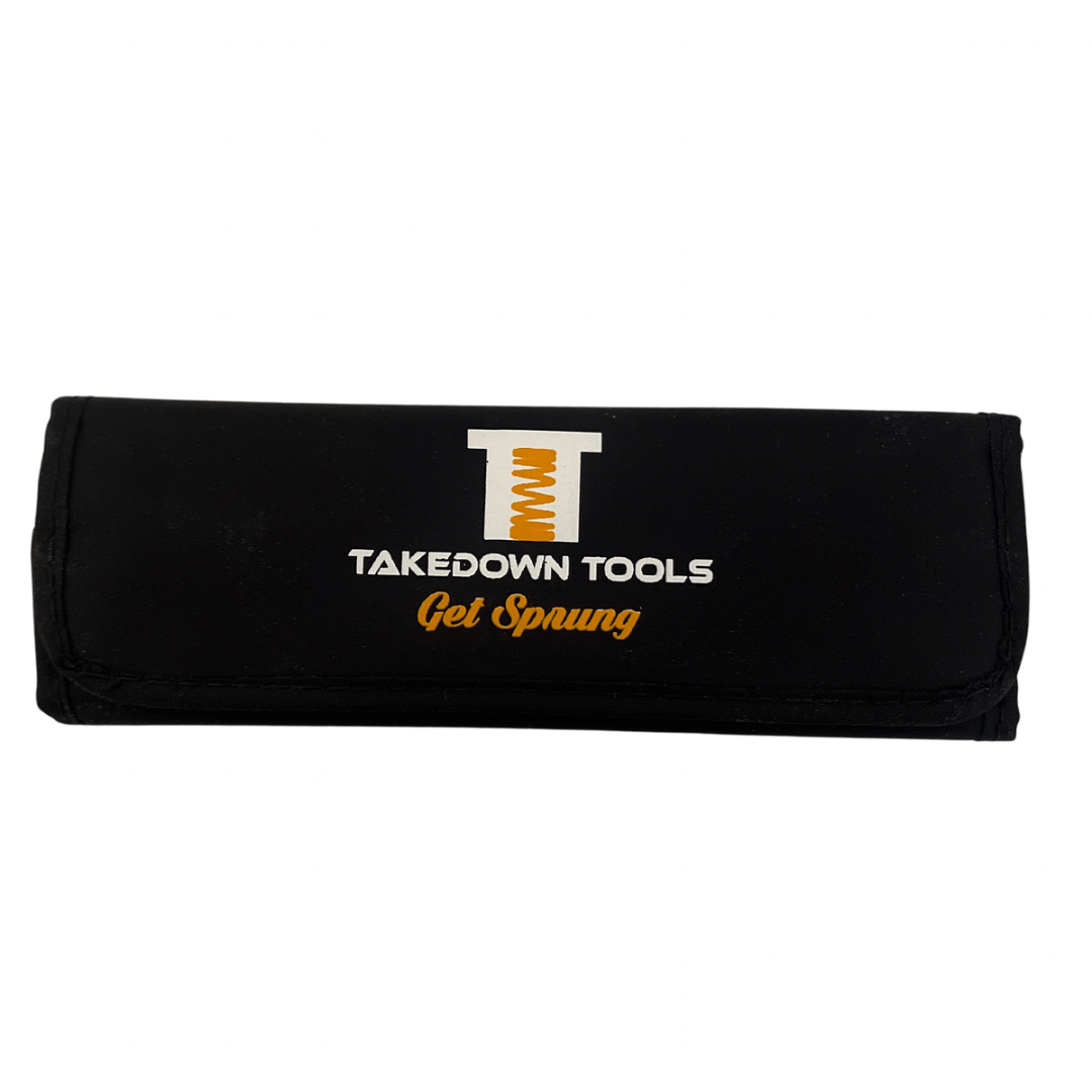 The Takedown Tools 2 piece pouch with get sprung