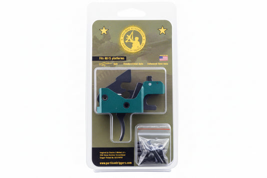 Front of partisan disruptor trigger packaging 