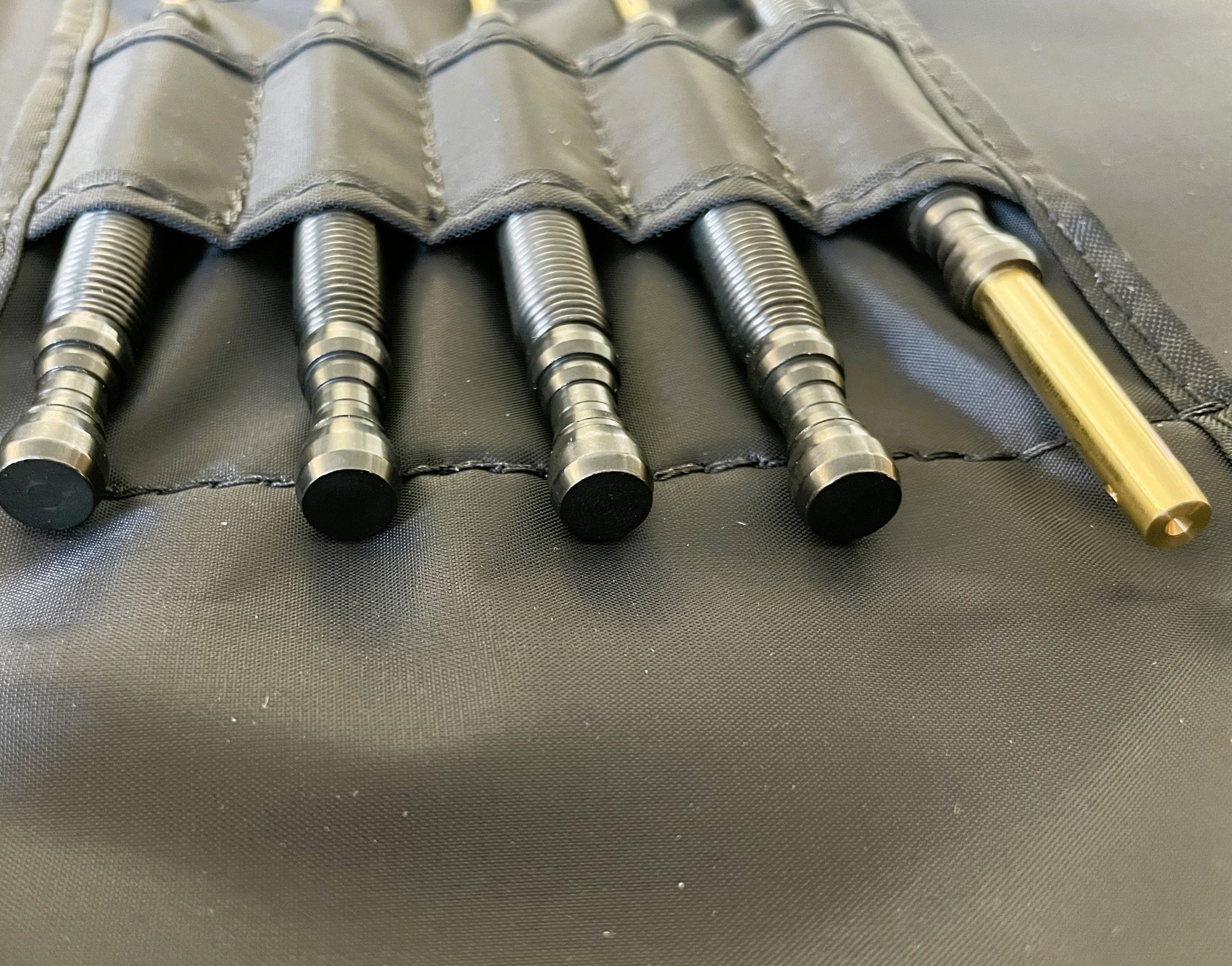 Full brass punch set with the AR-TT - AR TakeDown Tool